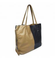 leather shopper