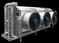 CO2 cooling coil evaporator for blast freezer room 