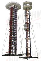 standard pure resistance lightning high voltage pulse impulse voltage divider
