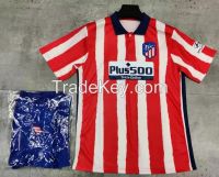 20/21 Atletico Madrid home away soccer jersey