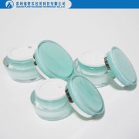 Plastic cosmetic round acrylic jar