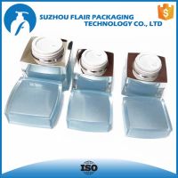 15ml 30ml 50ml Acrylic square cosmetic packaging jar with lids