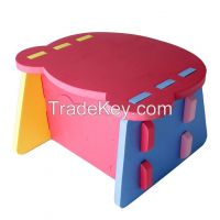Meitoku special eva foam material kids table and chair