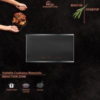 Built-in Double Induction Cooker with Touch Controls