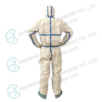 Microporous Nonwoven Coverall with tape HUAXIN-T