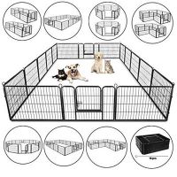 60 cm Heavy Duty Pet Dog Puppy Cat Rabbit Exercise Playpen Fence