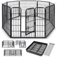 Factory Direct Sales Pet Dog Enclosure Fence with 8 Panels