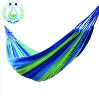  RUNSEN Stripe Hang Bed Canvas Hammock