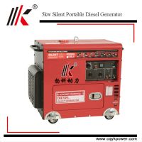 High quality small portable 5000watt silent diesel generator