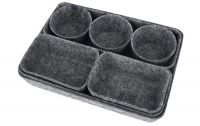 Felt Hot-pressed one-piece storage box sundries storage box set of 8