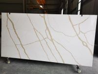 Quartz Slab /Calacatta Gold Quartz Slab /China Quartz