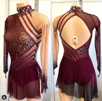 ice skating dress gymnastics leotard