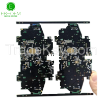 0.2mm very thin black soldermask led pcb