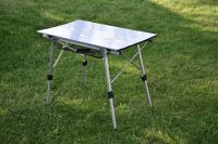 portable folding aluminium camping table