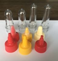Push pull cap twist top cap and PET preform for ketchup sauce bottle salad bottle chili sauce bottle 