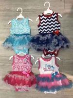 Brand original baby girls bodysuit tutu dresses baby clothes infant