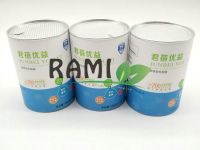 Rami Empty Airtight Container Easy Peel Off End Cardboard Paper Tube For Talcum Powder