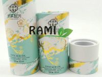 Custom Cardboard Packaging Cylinder Box Perfume Essential Oil Cosmetic Paper Tube