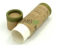 50g Push Up Cosmetic Paper Tubes Deoderant Kraft Lip Balm Tube Packaging