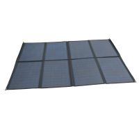 Solar folding panel in outside