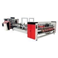 automatic corrugated carton box folder gluer machine