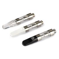 Plastic Press Mouthpiece 0.5ml 0.8ml 1ml Cbd Tank Ceramic Thick Oil Vaporizer