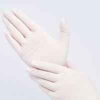 White Disposable Latex Gloves