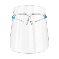 Face Shield with Glasses Frames Clear Pet Shields Anti Saliva