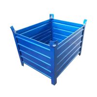 Warehouse Storage Foldable Steel Pallet Box Stillage Cage