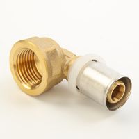 Elbow Press Brass Fittings For Pex Pipe