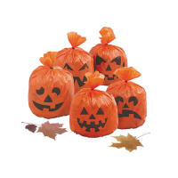 Pumpkin leaf bags halloween large decorative pumpkin lawn bags for outdoor yard decor