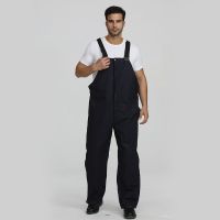 Flame-retardant industrial men's BIB pants