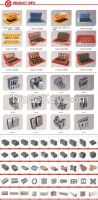 Concrete Block machine moulds for paver brick