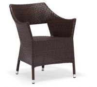 Direct Factory Modern Stackable Metal Plastic Rattan Outdoor Garden Lounge Dining Chair