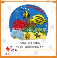 soft PVC rubber souvenir fridge magnet customized