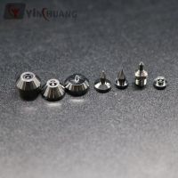 Fluid microdispensing nozzle sealant adhesive glue dispensing nozzle