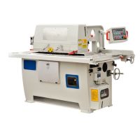 Woodworking straight line single blade rip saw machine