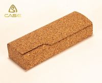 Custom Sustainable Recycled Cork Eyeglasses Case Handmade Eyewear Case