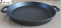 Cast Iron Pizza Pan With Double