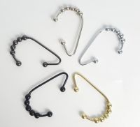 Stainless steel shower curtain hooks