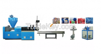 Plastic film recycling machine