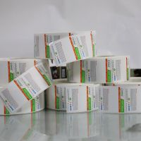 Adhesive Barcode Sticker Roll Labels Direct Thermal Paper Label 