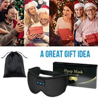 Bluetooth 5.0 Wireless Music Sleeping Eye Mask Ultra-Thin HD Speakers Headphones 3D Eye Mask