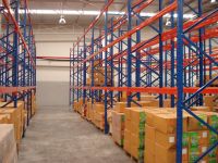 Pallet rack system for industrial use