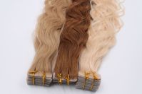 Supplier Remy 100% Human Skin Weft Invisible Double Faced Russian Tape Hair Extension