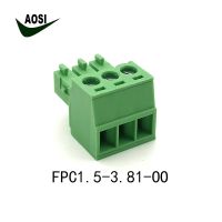 3.81mm Pitch PCB mount 8 way contact terminal block male and female pluggable FS15EDGK-3.81-8P 90 degree pin 16-28 AWG