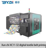 High Speed Large Format T Shirt Cotton Fabric Digital Printing Machine for 32 Ricoh G6 Print Head XC11-32