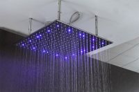 LED rainfall shower head SUS304 bathroom accessories