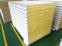 50-150mm Thickness Glass Wool Sandwich Panel For Metal Wall Cladding System