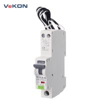 Hot Sales VB12L-40 30mA 100mA 300mA  Residual Current Circuit Breaker with Overcurrent Protection RCBO 1P